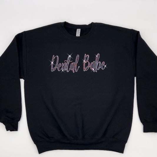 Bling Dental Babe Crewneck Sweatshirt