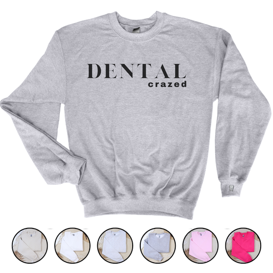 DENTAL crazed Crewneck Sweatshirt