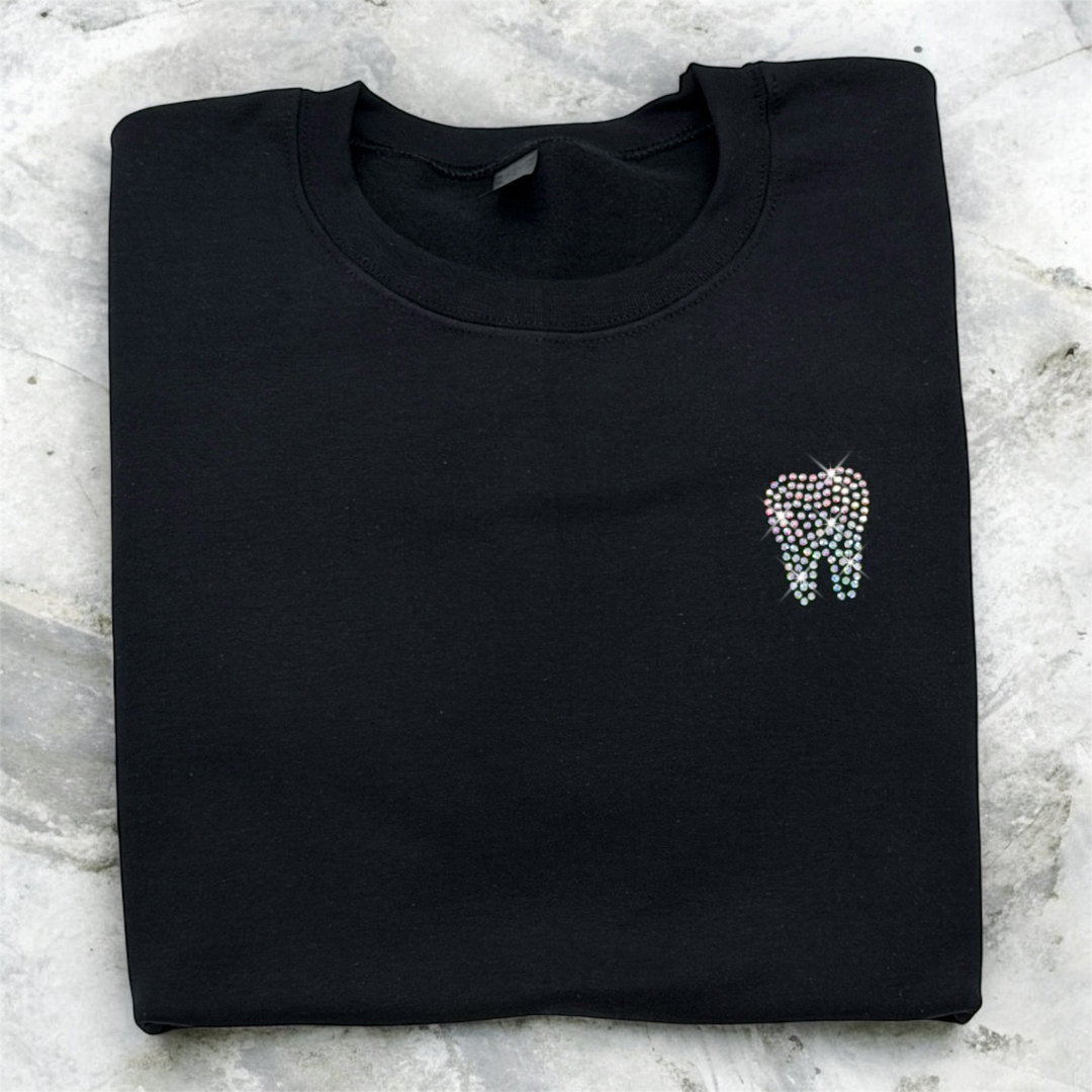 Bling Tooth Crewneck Sweatshirt