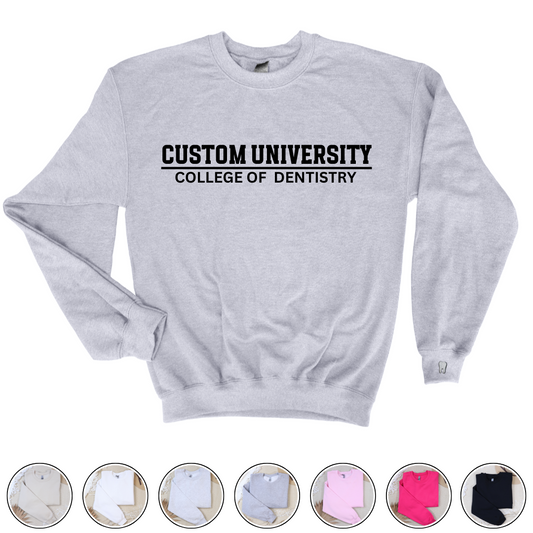 CUSTOM University Crewneck Sweatshirt