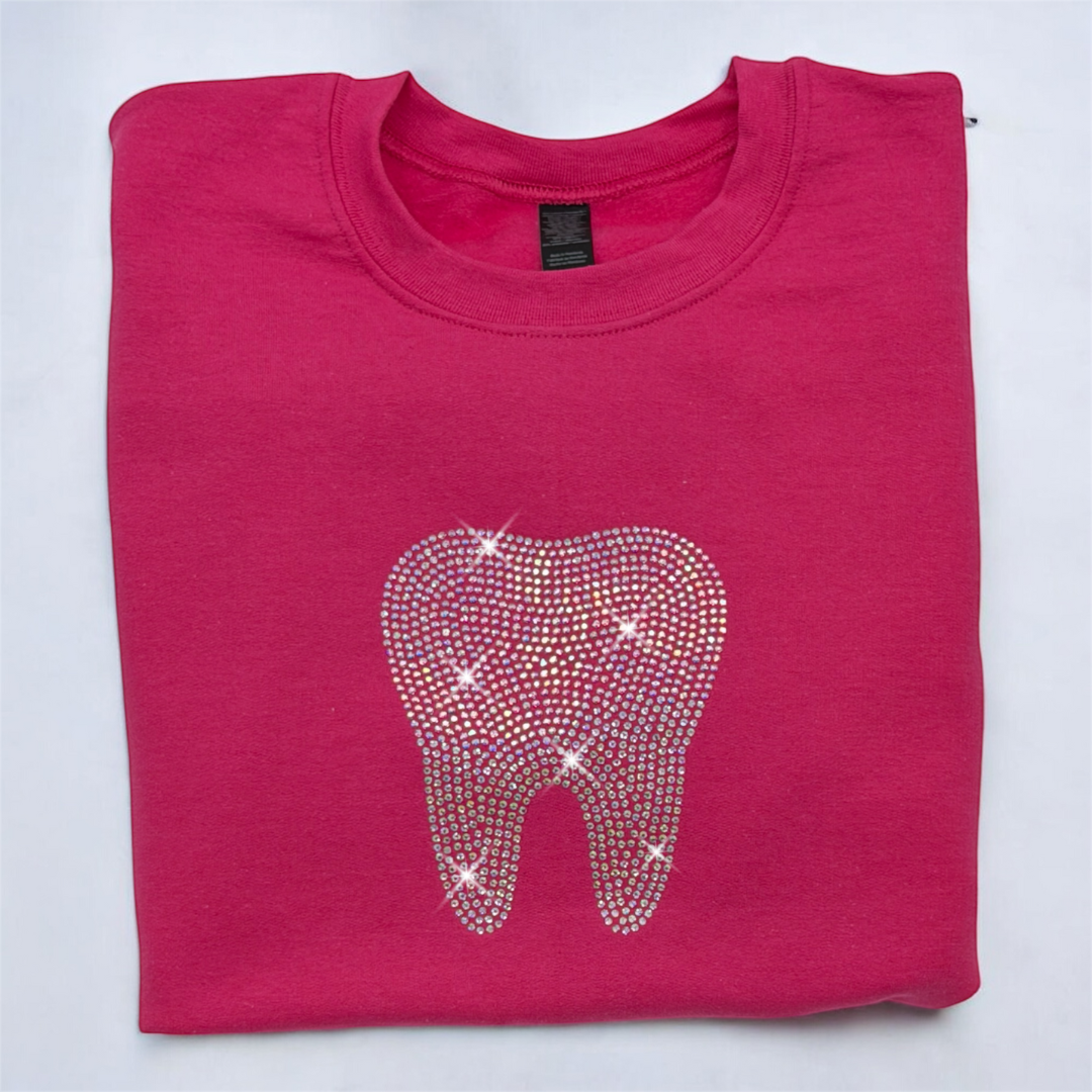 Bling Tooth Crewneck Sweatshirt