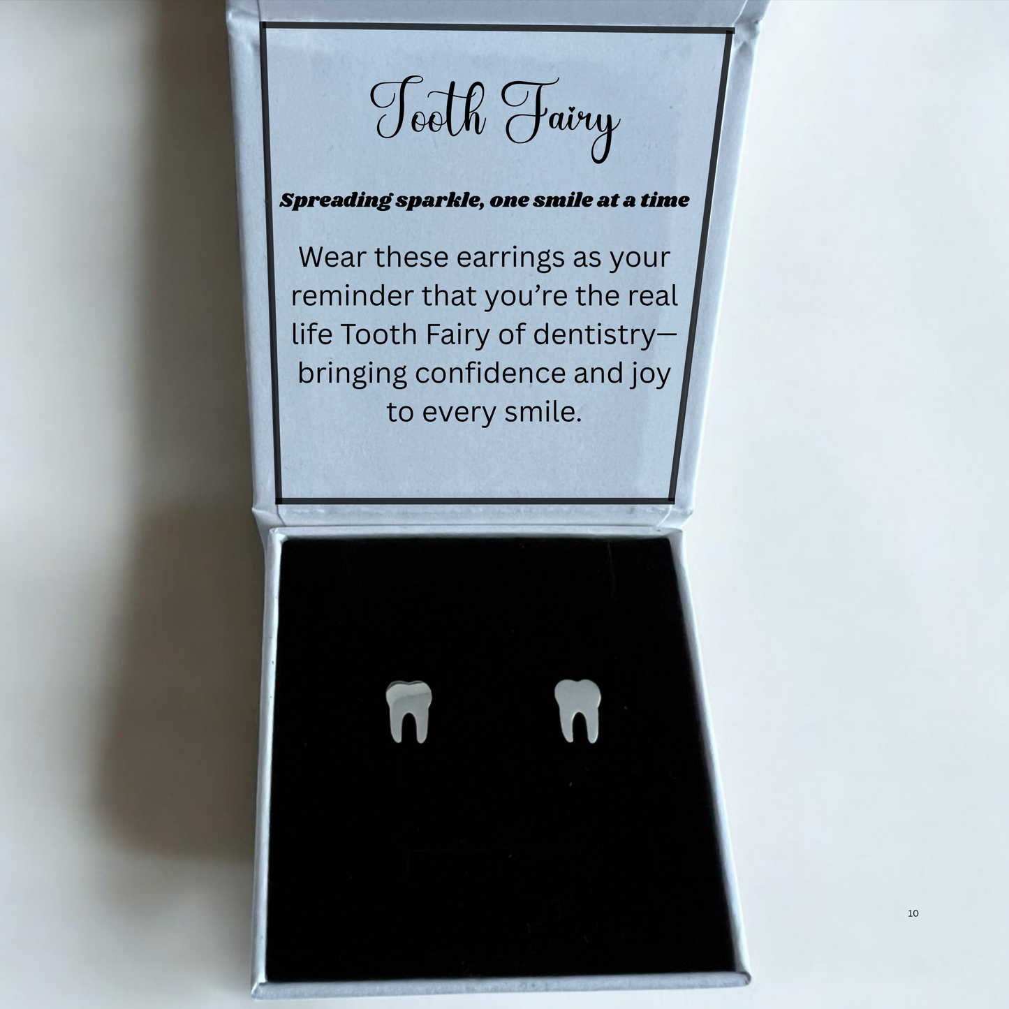 Dainty Tooth Stud Earrings