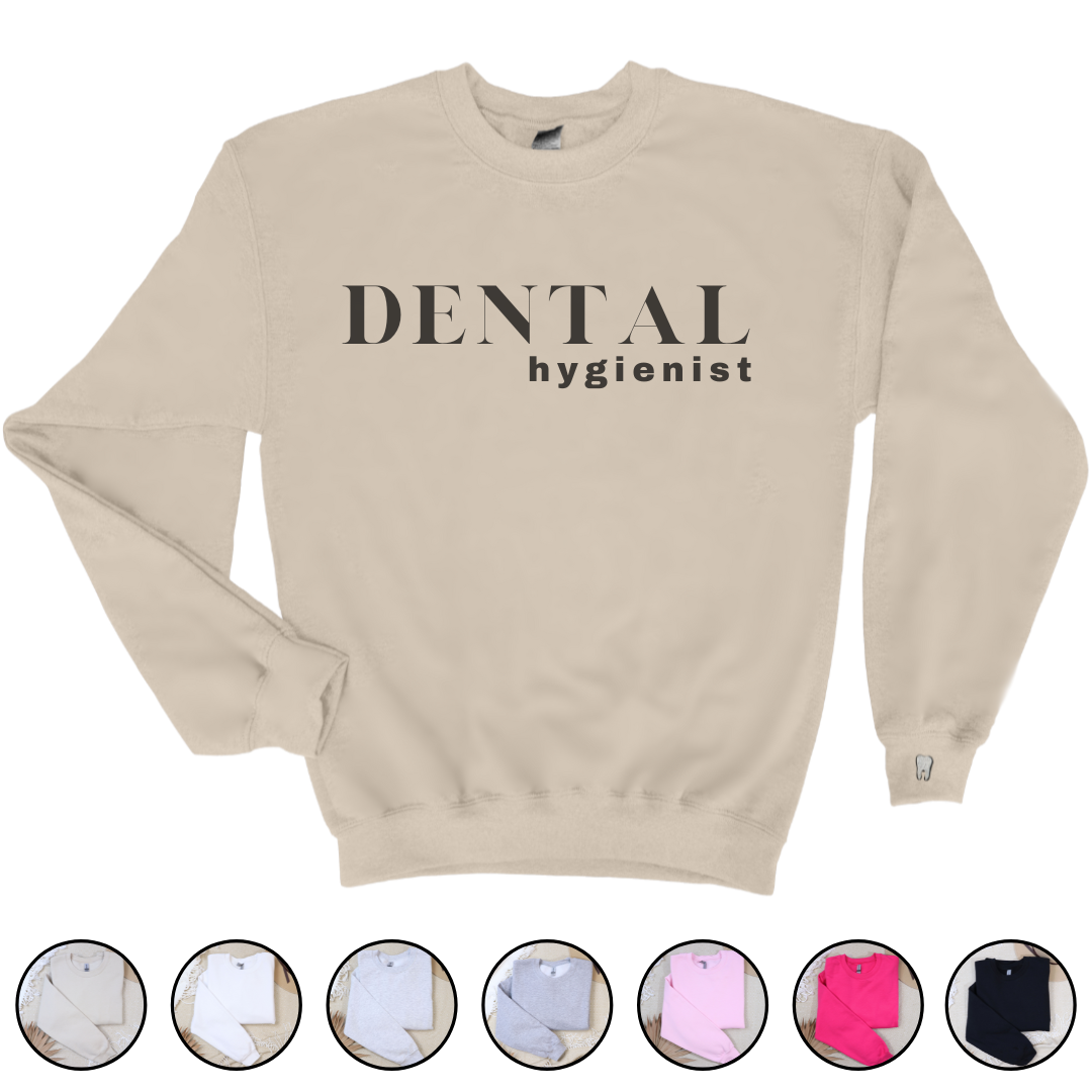 DENTAL hygienist Crewneck Sweatshirt