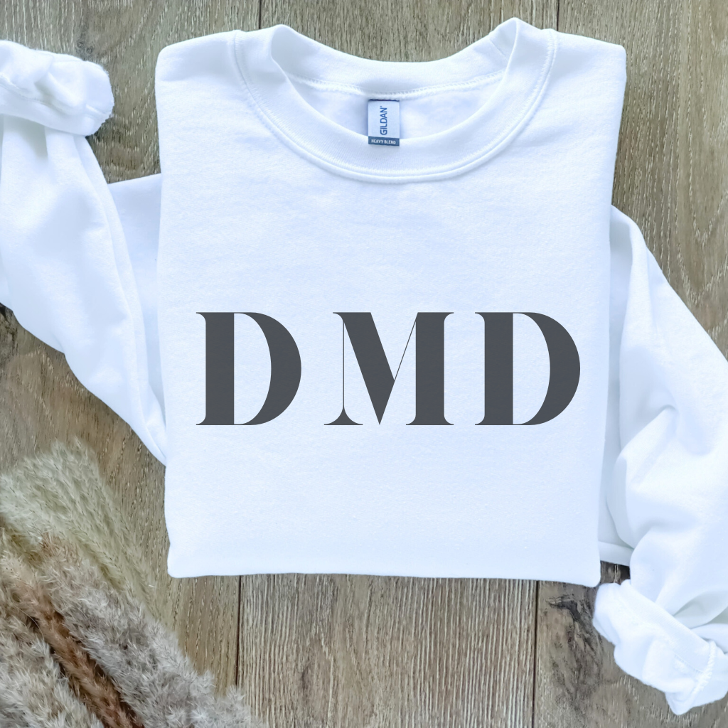 DMD Crewneck Sweatshirt - Dental Crazed White / S