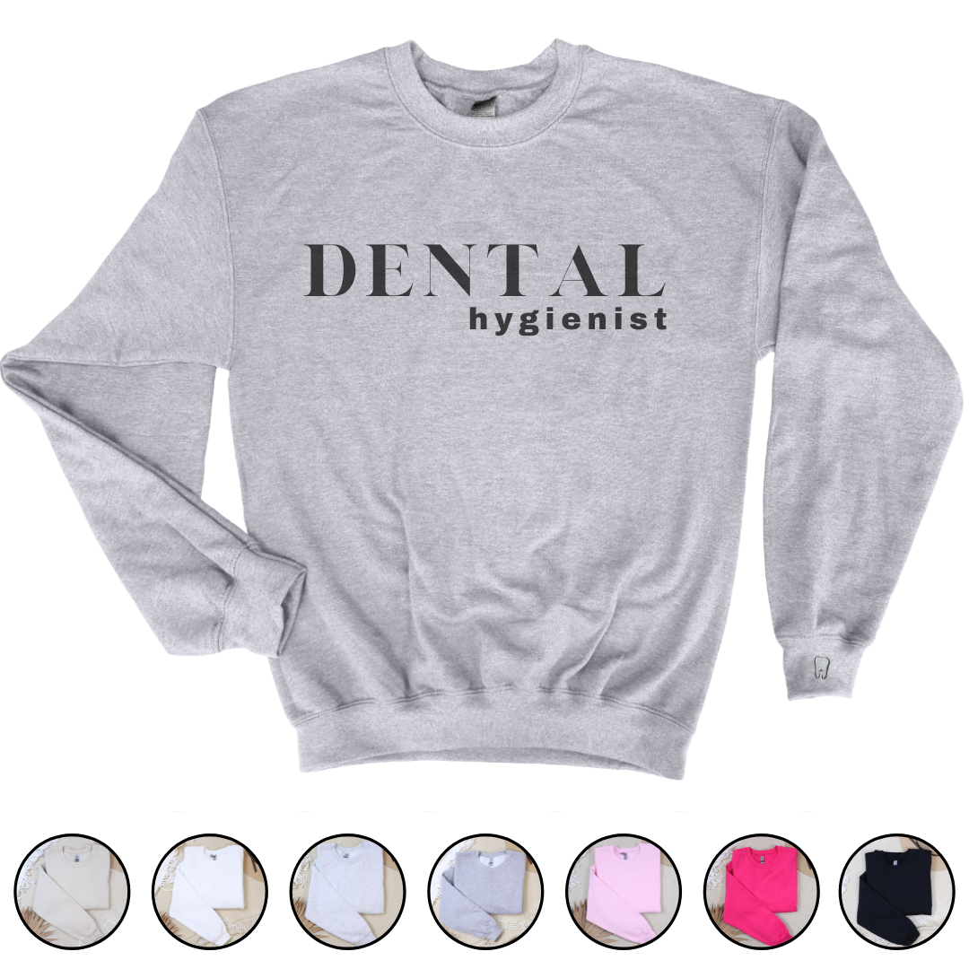 DENTAL hygienist Crewneck Sweatshirt