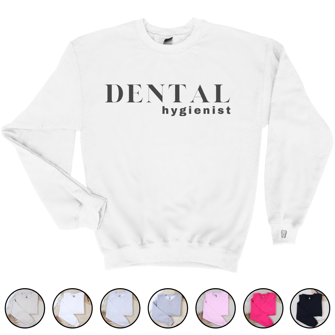 DENTAL hygienist Crewneck Sweatshirt