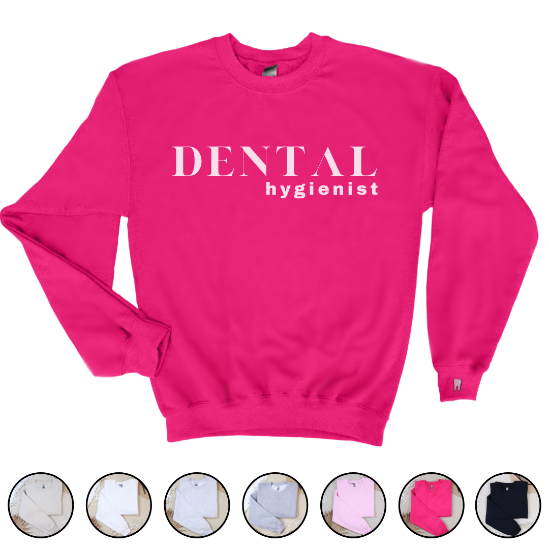 DENTAL hygienist Crewneck Sweatshirt