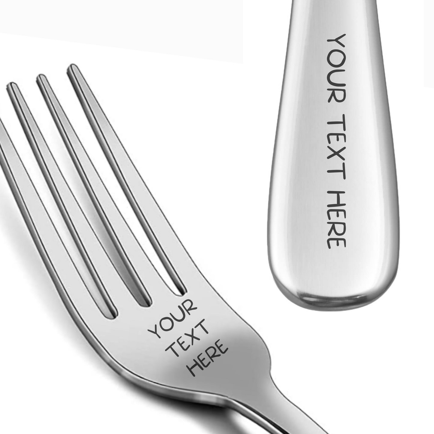 Personalized Funny Laser Engraved Dental Fork - Dental Crazed