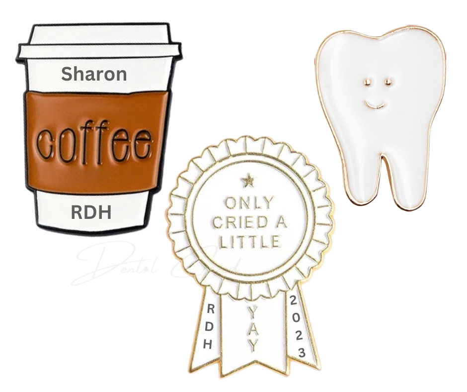 Personalized Graduation Pin Pack - Dental Crazed