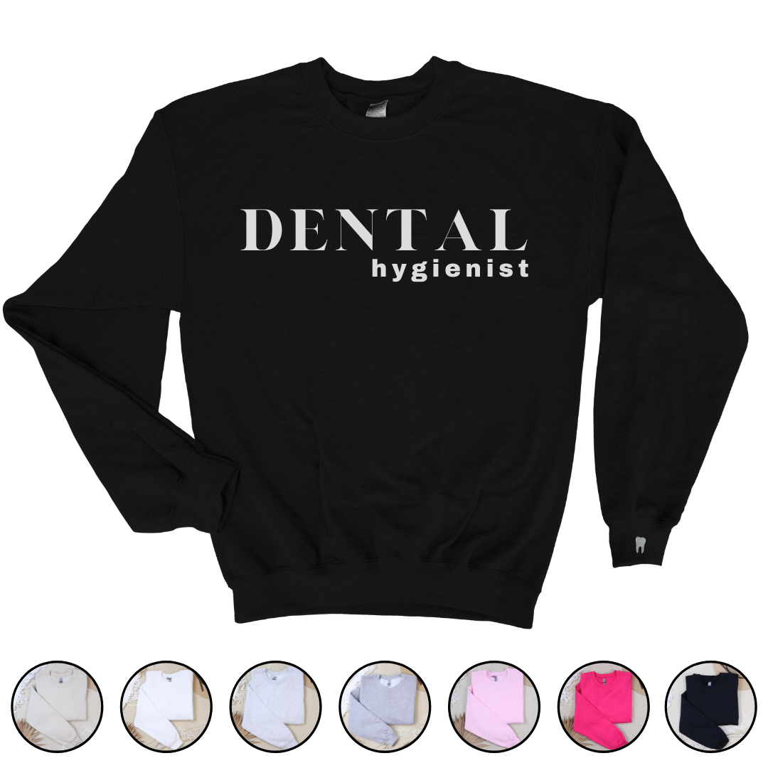 DENTAL hygienist Crewneck Sweatshirt