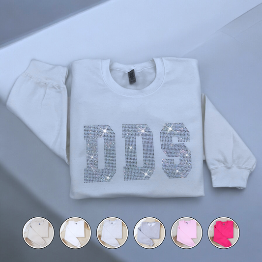 Bling DDS Crewneck Sweatshirt - Dental Crazed