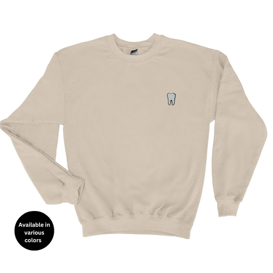 Tooth Patch Crewneck Sweatshirt