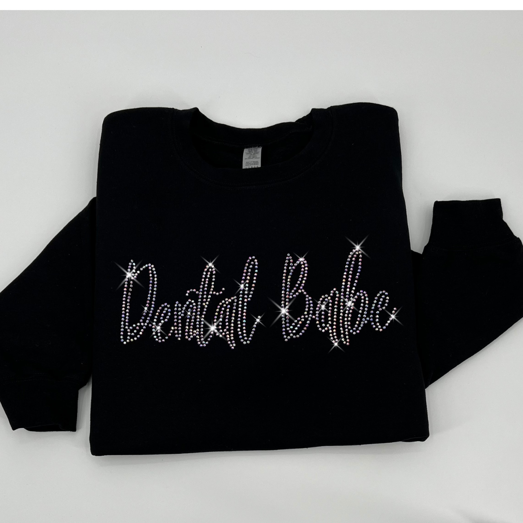 Bling Dental Babe Crewneck Sweatshirt