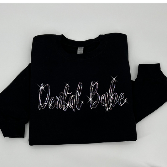 Bling Dental Babe Crewneck Sweatshirt