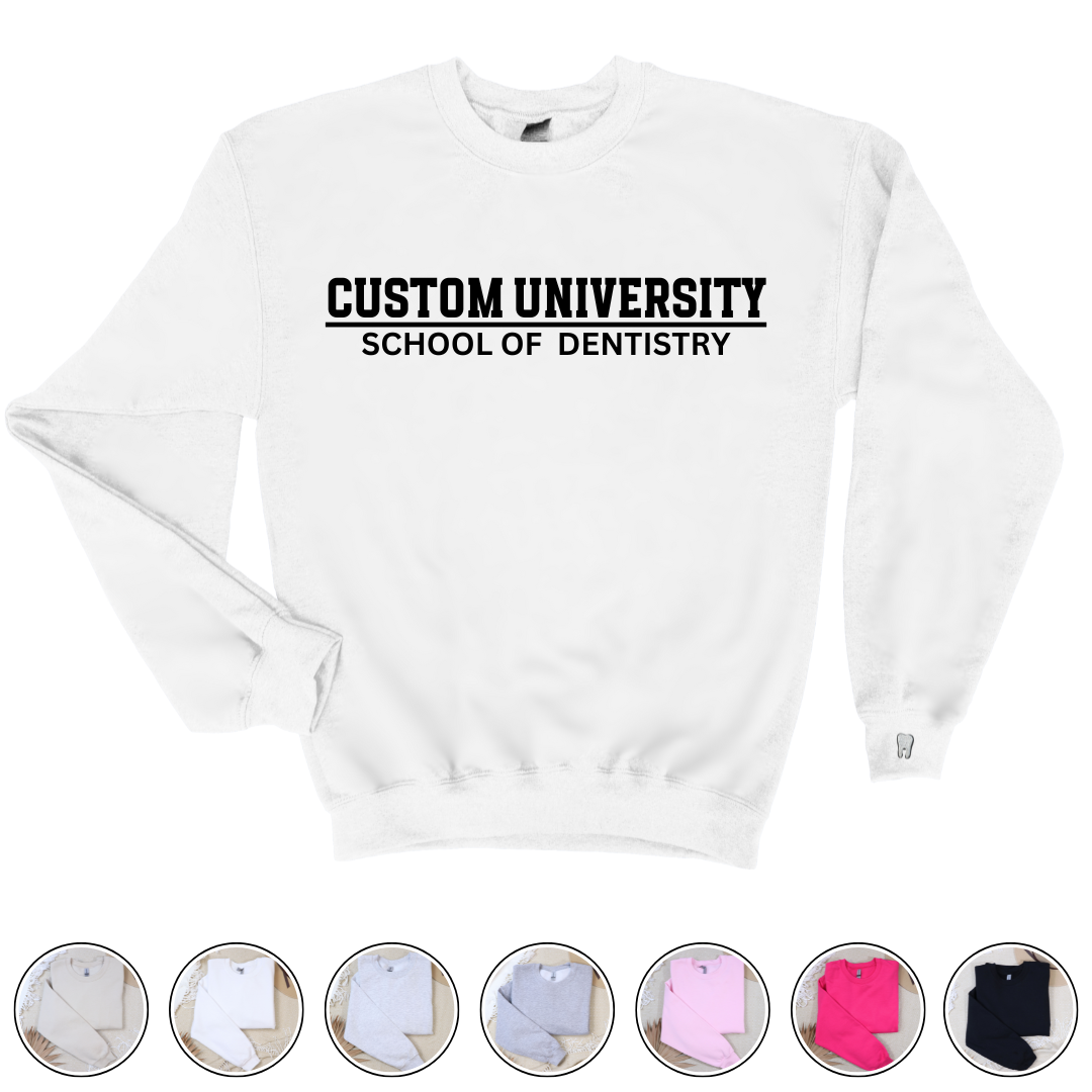 CUSTOM University Crewneck Sweatshirt