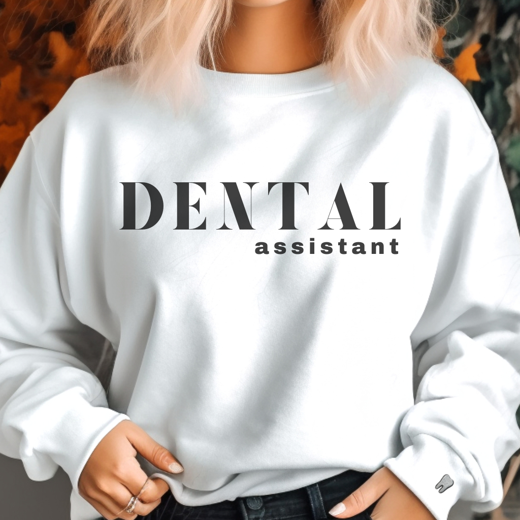 DENTAL assistant Crewneck Sweatshirt - Dental Crazed