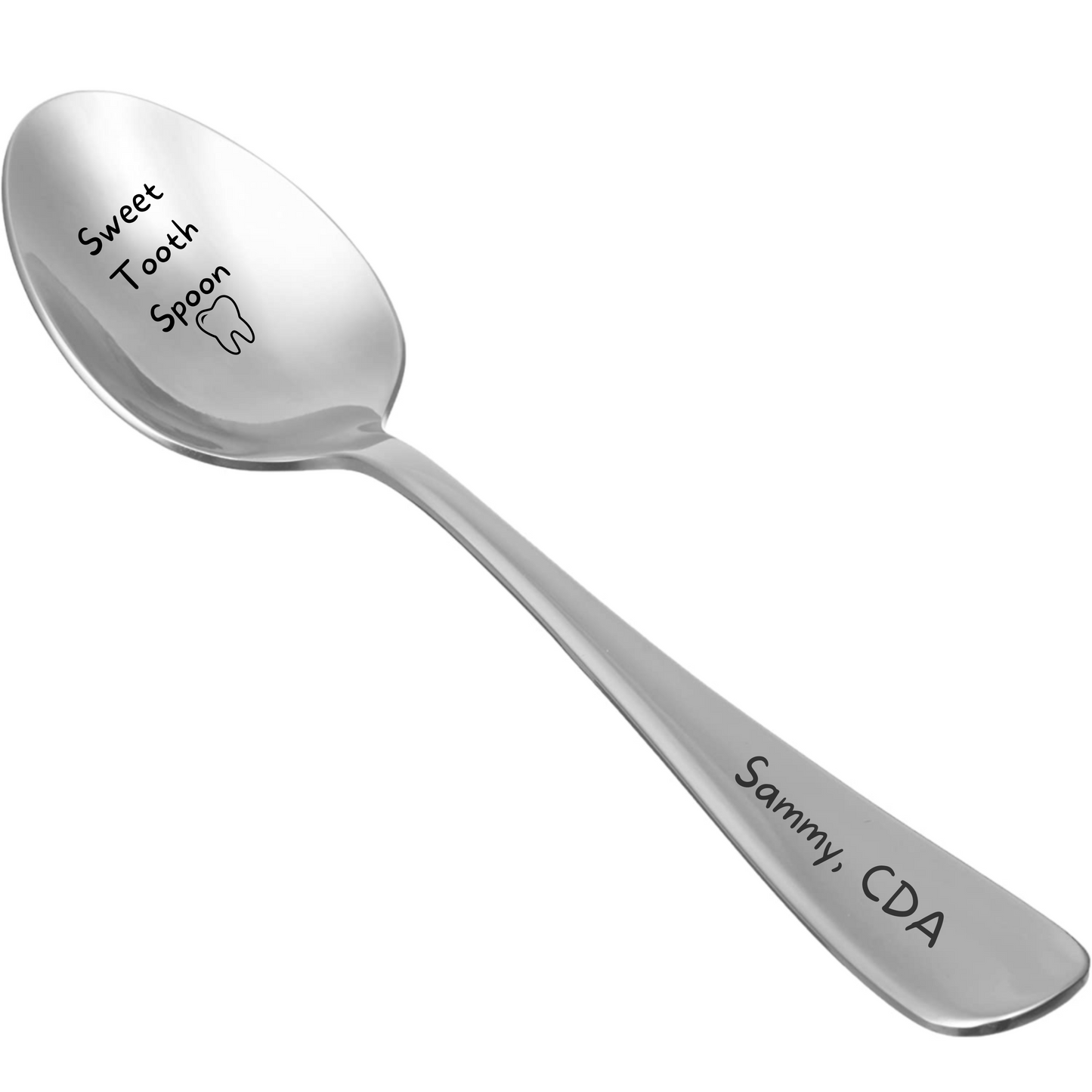 Personalized Funny Laser Engraved Dental Spoon - Dental Crazed