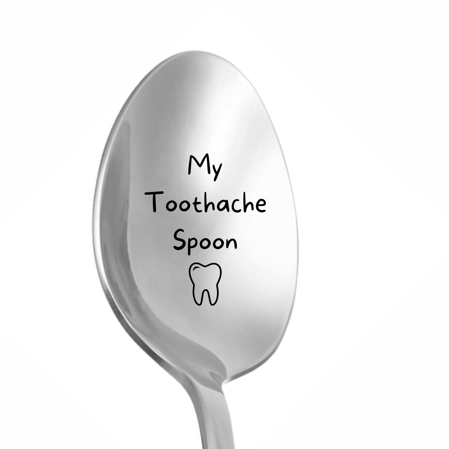 Personalized Funny Laser Engraved Dental Spoon - Dental Crazed