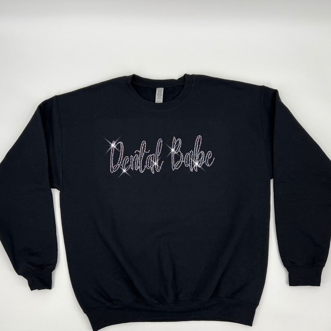 Bling Dental Babe Crewneck Sweatshirt