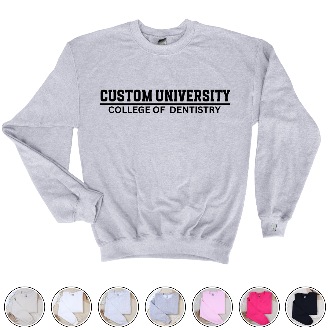 CUSTOM University Crewneck Sweatshirt