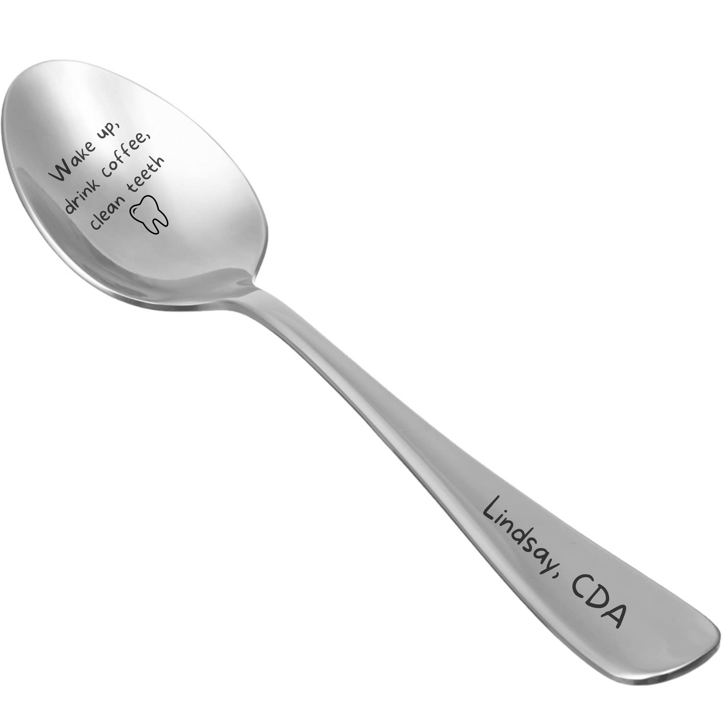 Personalized Funny Laser Engraved Dental Spoon - Dental Crazed