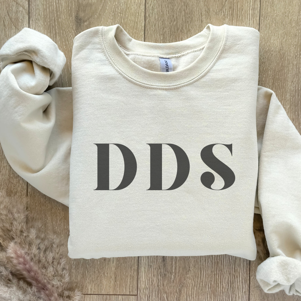 DDS Crewneck Sweatshirt - Dental Crazed Sand / S