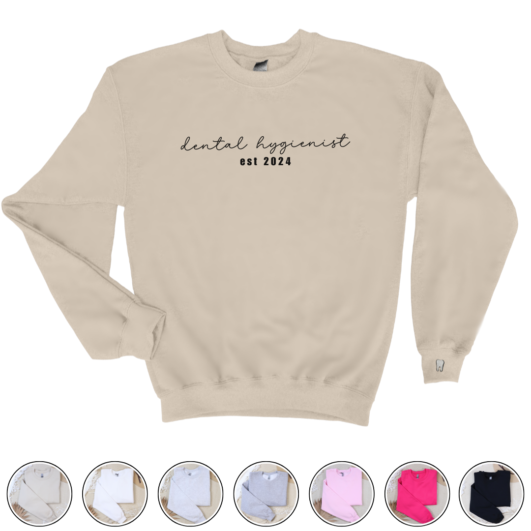 Dental Hygienist Crewneck Sweatshirt