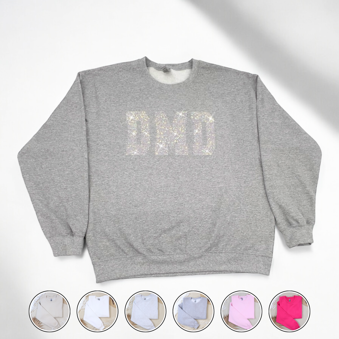 Bling DMD Crewneck Sweatshirt - Dental Crazed