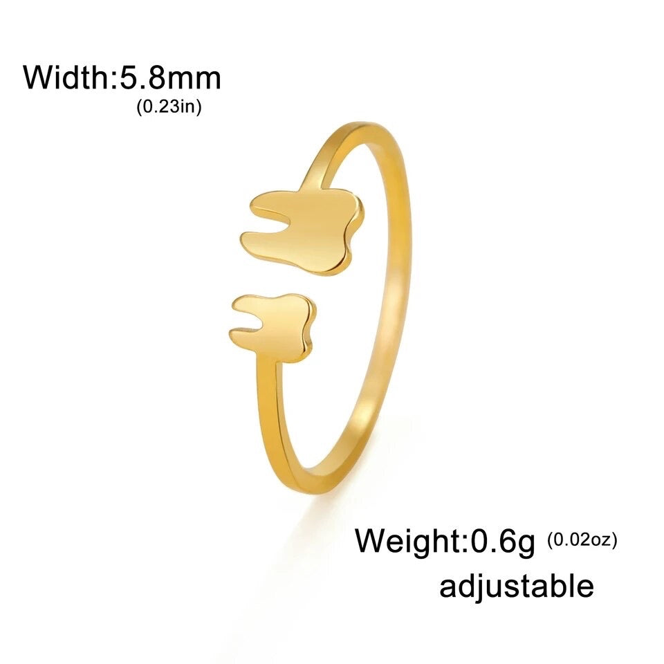 Adjustable Tooth Ring - Dental Crazed