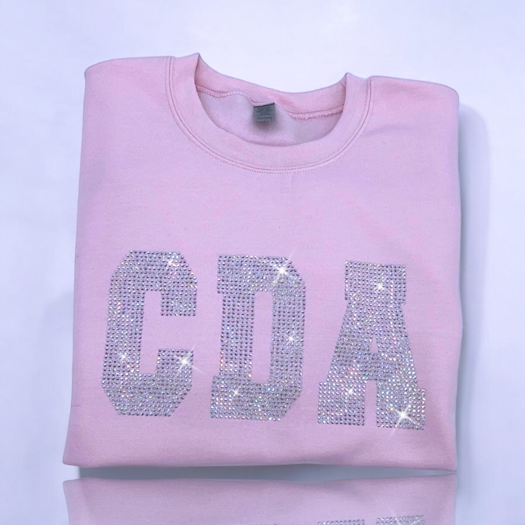 Bling CDA Crewneck Sweatshirt - Dental Crazed