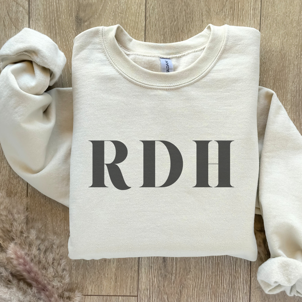 RDH Crewneck Sweatshirt - Dental Crazed Sand / S