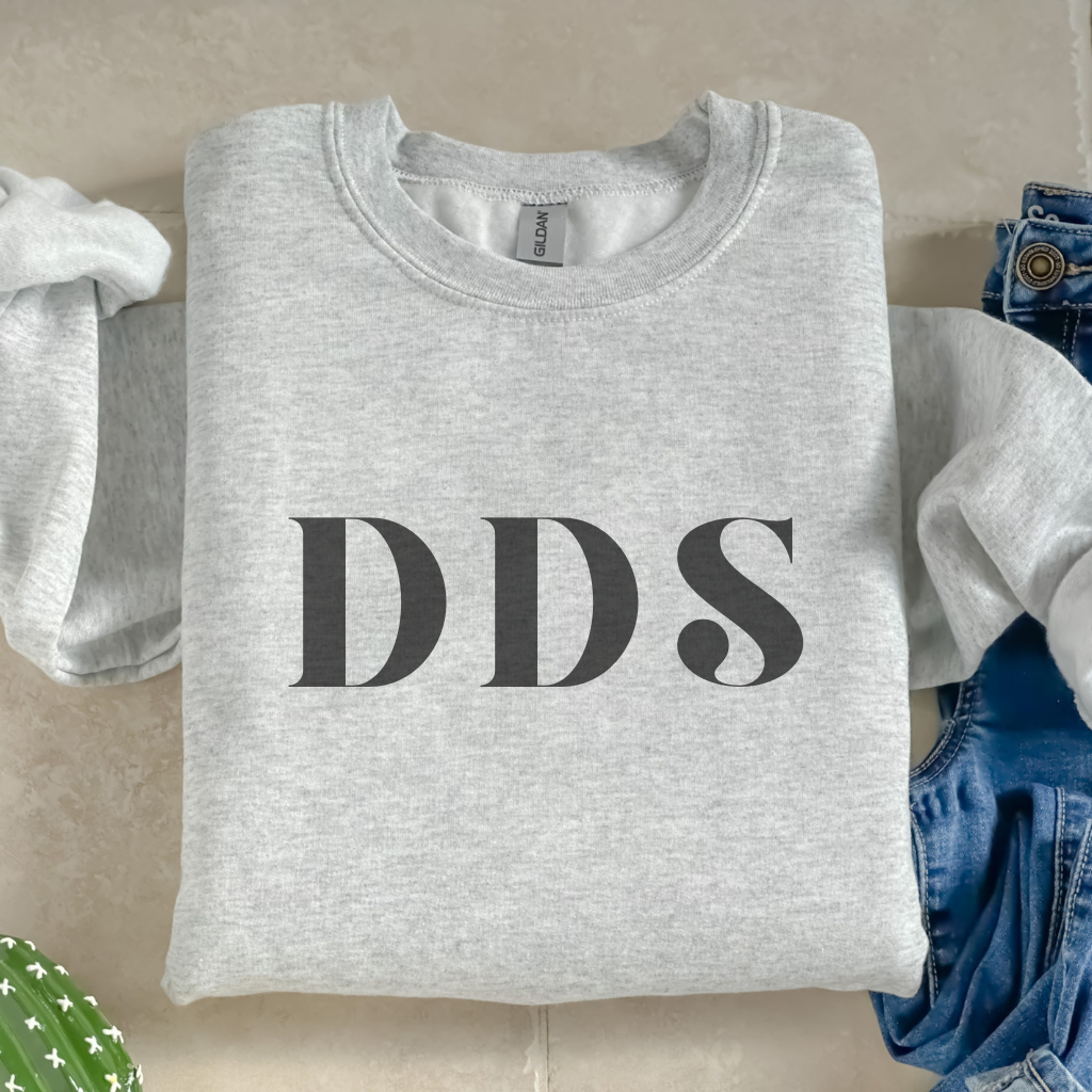 DDS Crewneck Sweatshirt - Dental Crazed Ash / S