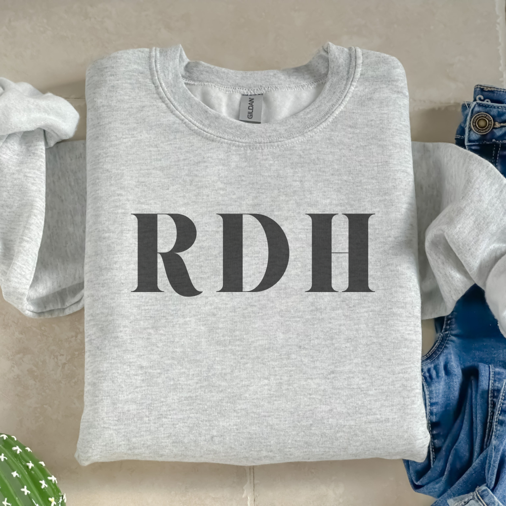 RDH Crewneck Sweatshirt - Dental Crazed Ash / S