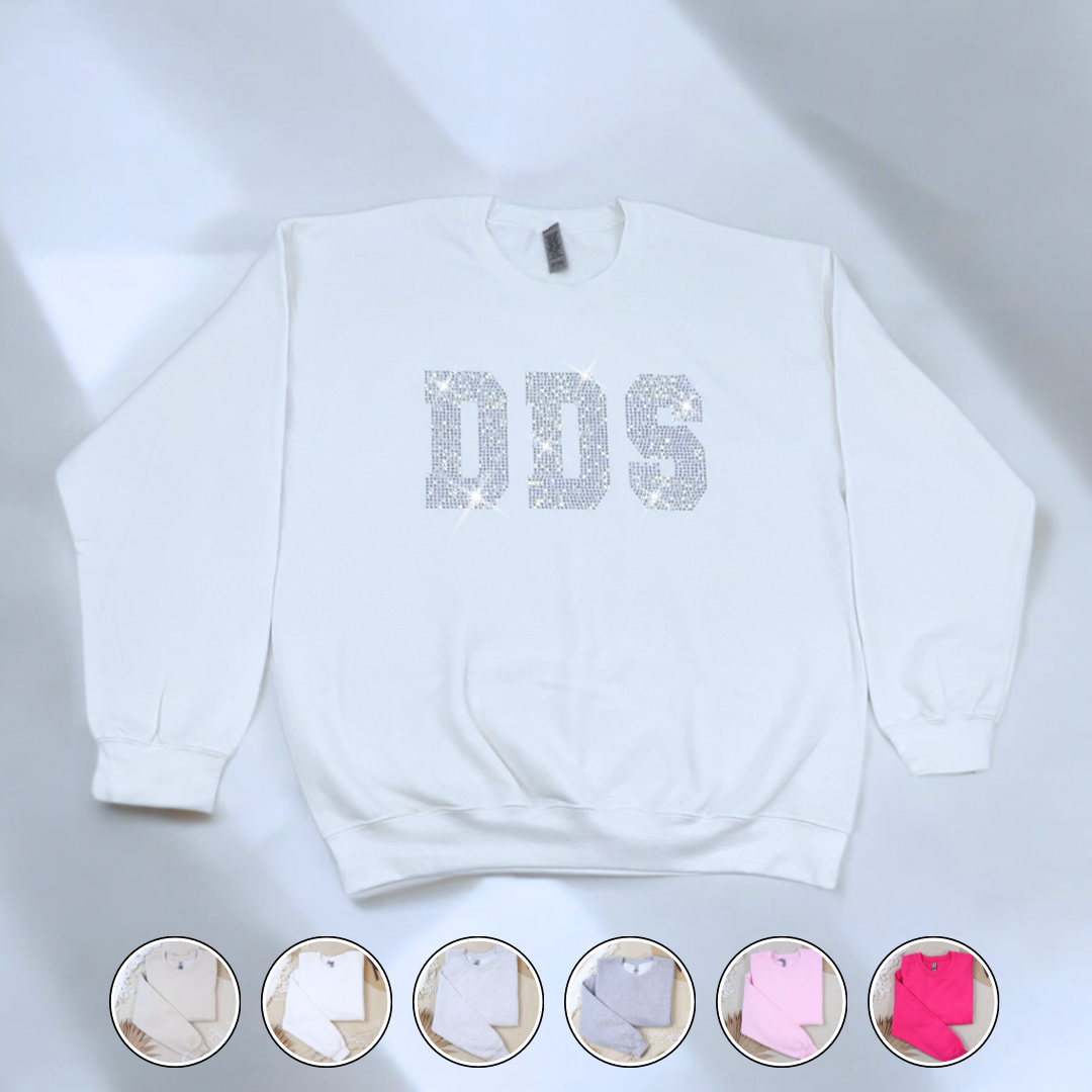 Bling DDS Crewneck Sweatshirt - Dental Crazed