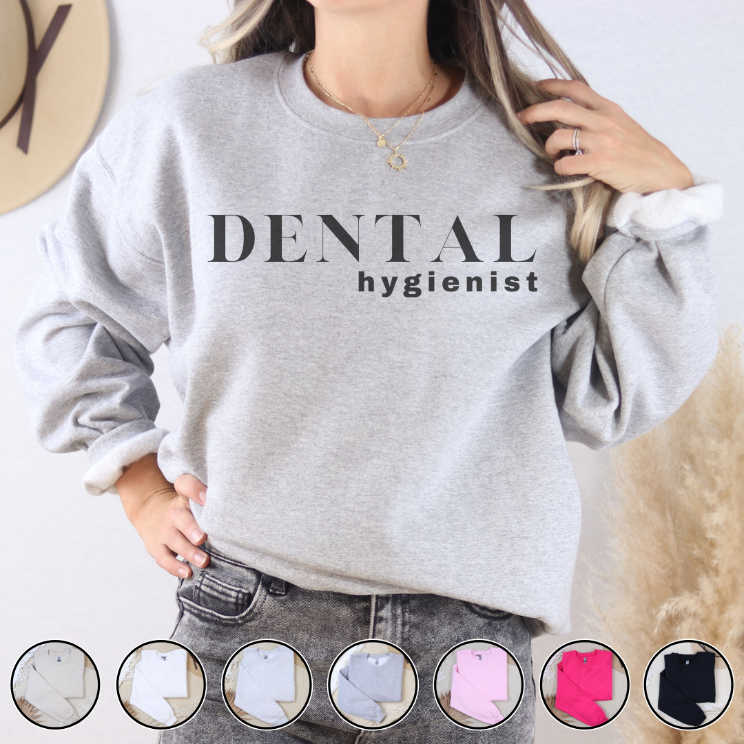 DENTAL hygienist Crewneck Sweatshirt