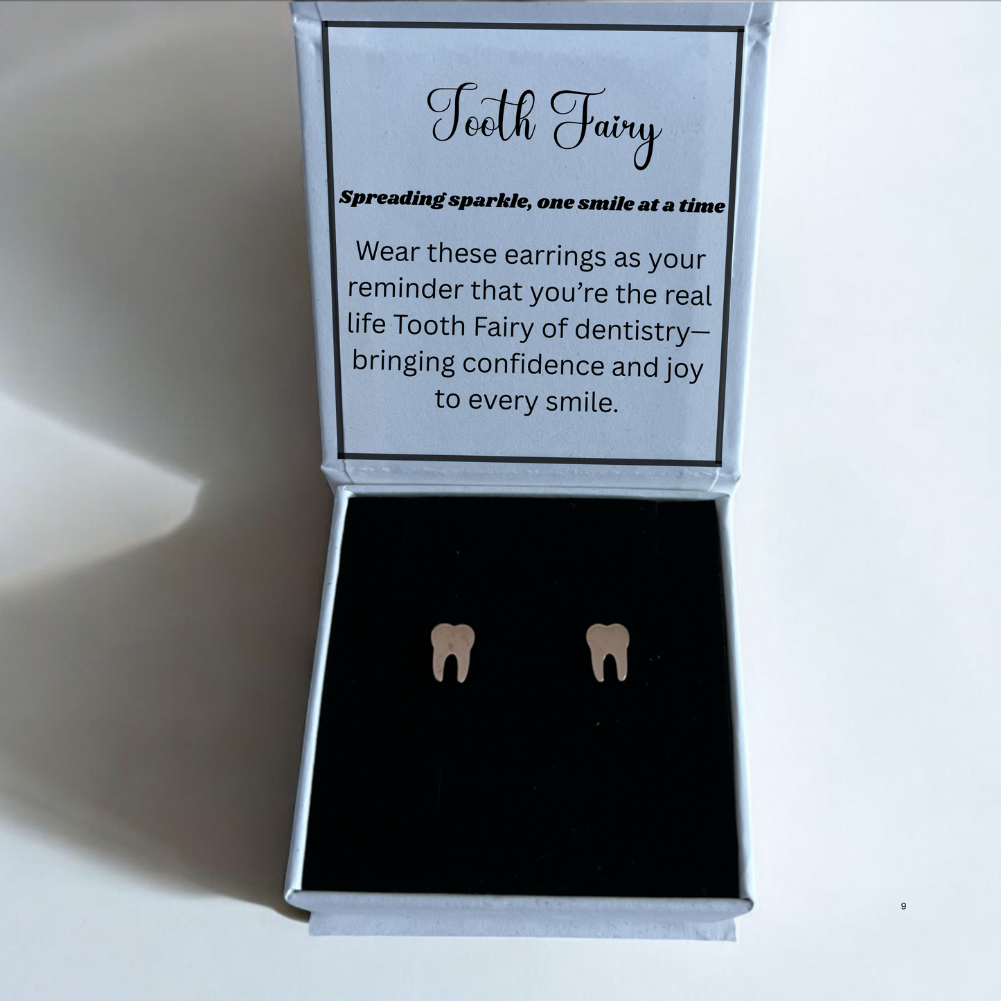 Dainty Tooth Stud Earrings