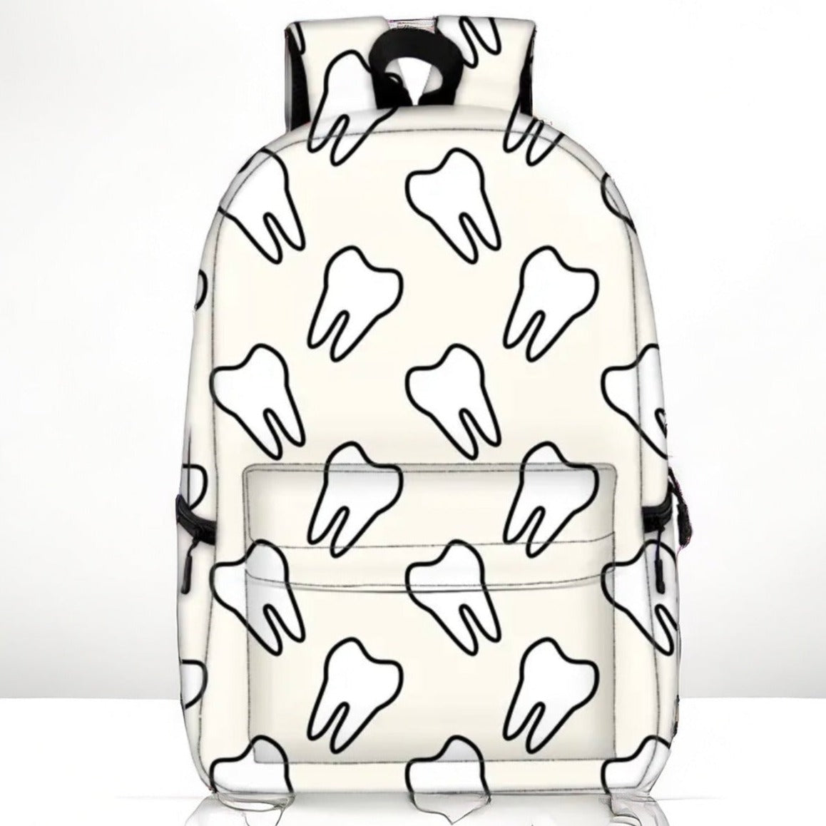 Tooth Backpack - Dental Crazed Off White