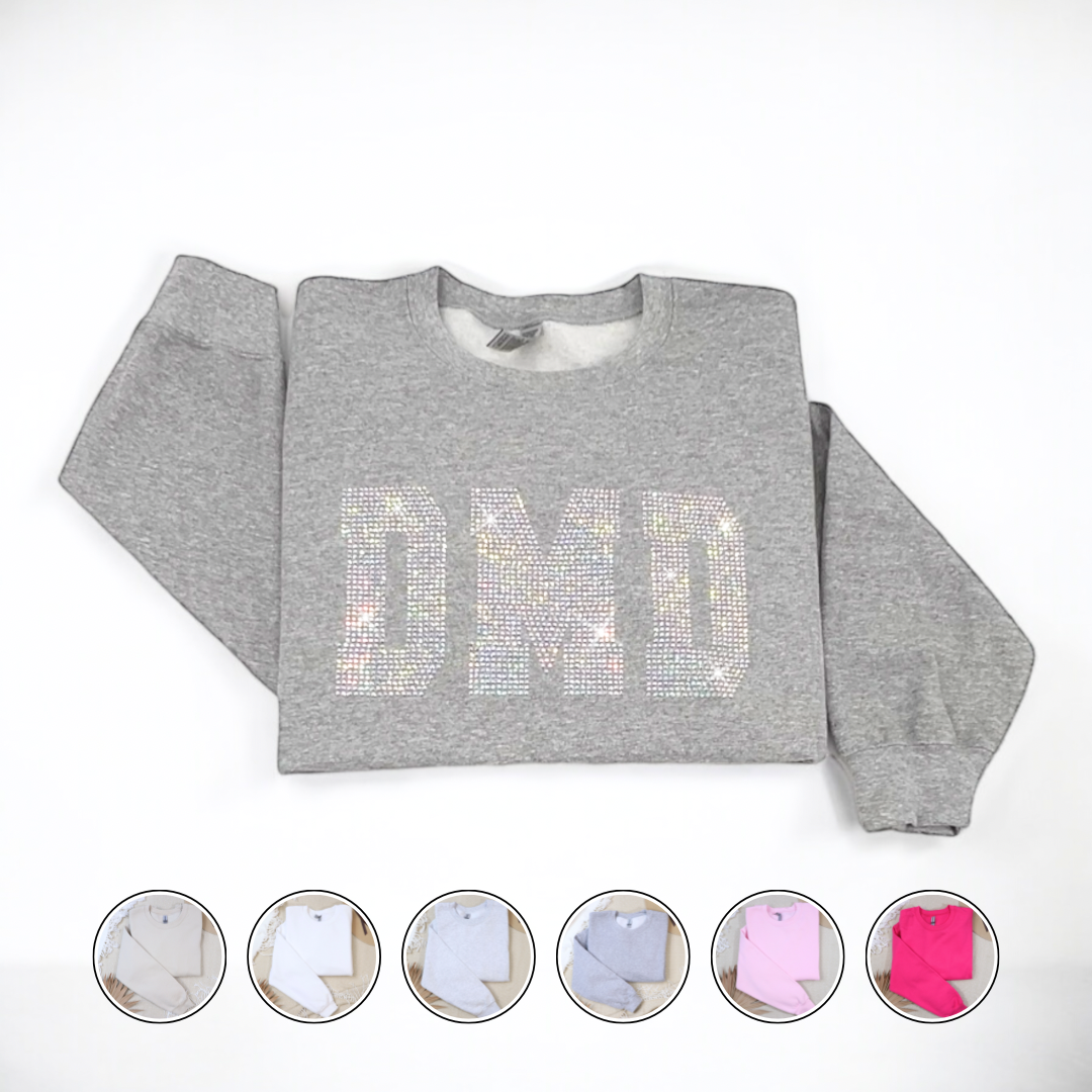 Bling DMD Crewneck Sweatshirt - Dental Crazed