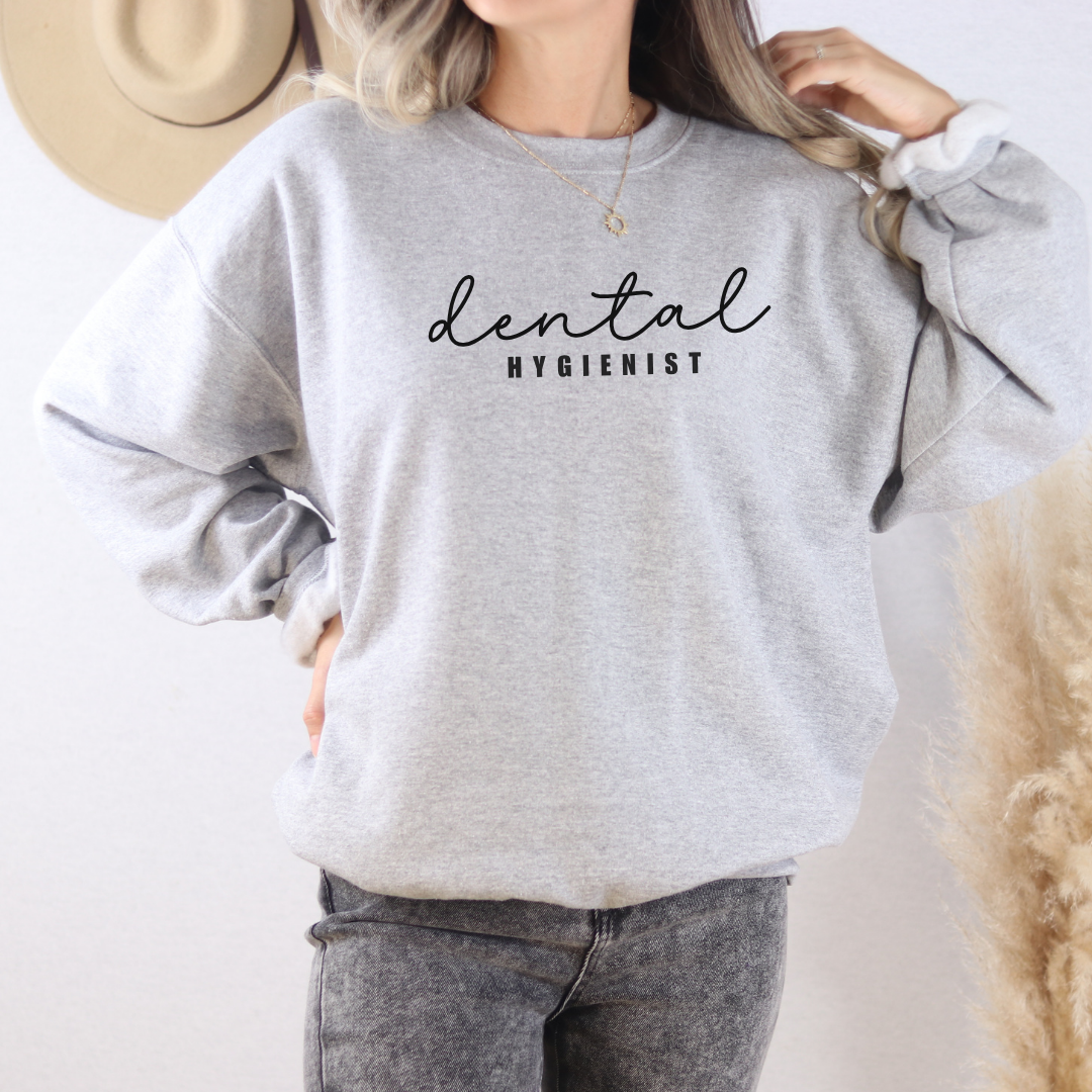 DENTAL hygienist Crewneck Sweatshirt