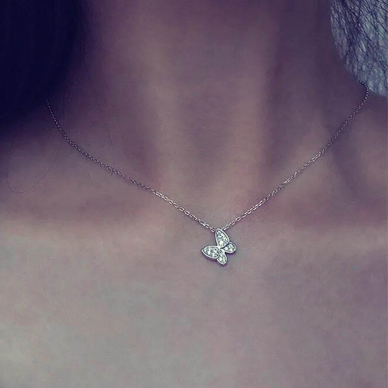 Dainty Butterfly Necklace - Dental Crazed