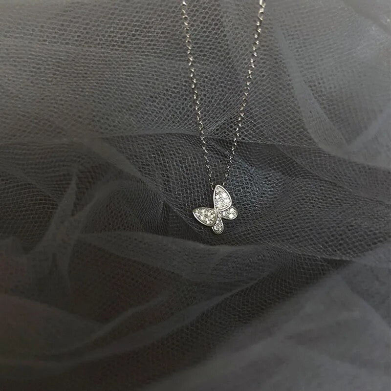 Dainty Butterfly Necklace - Dental Crazed