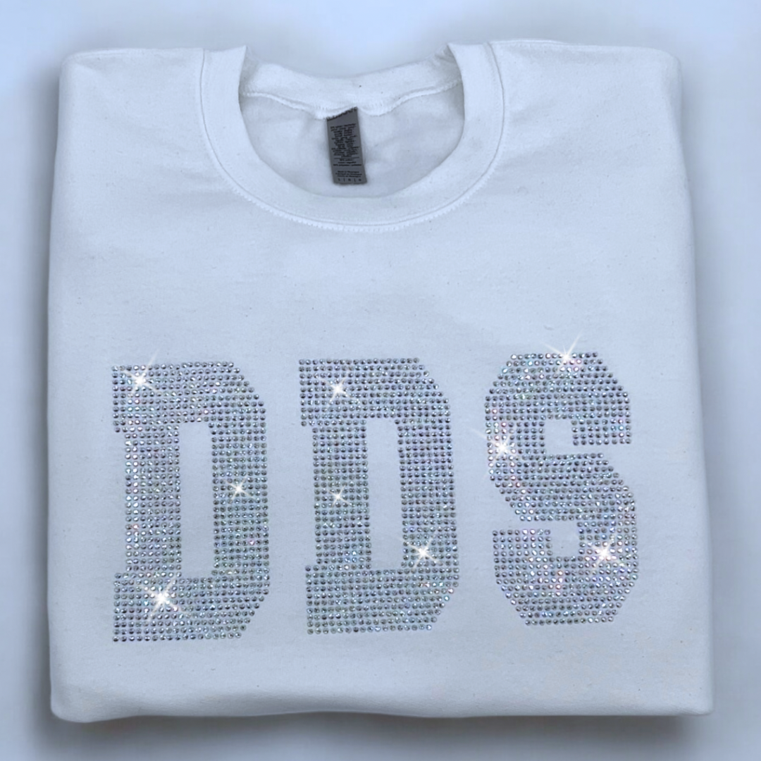 Bling DDS Crewneck Sweatshirt - Dental Crazed