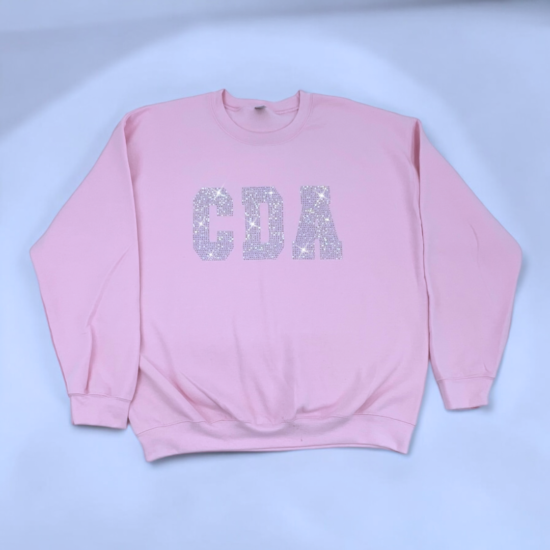 Bling CDA Crewneck Sweatshirt - Dental Crazed