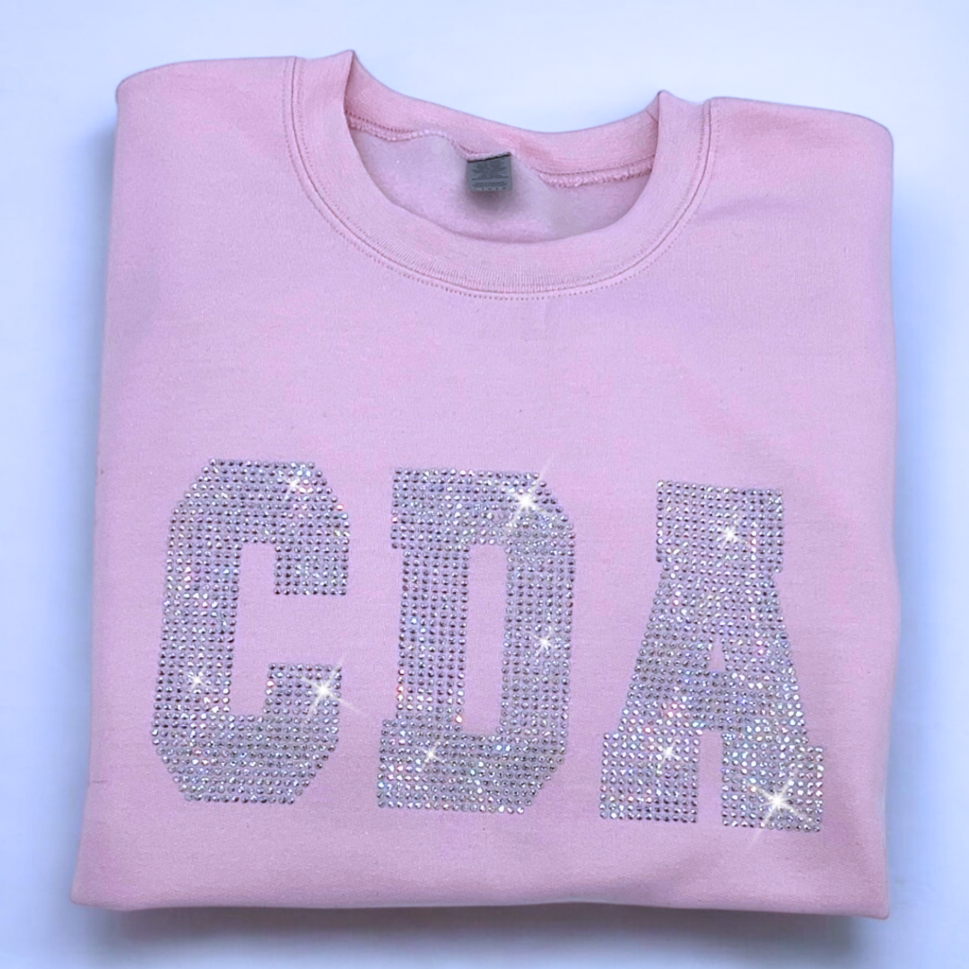 Bling CDA Crewneck Sweatshirt - Dental Crazed