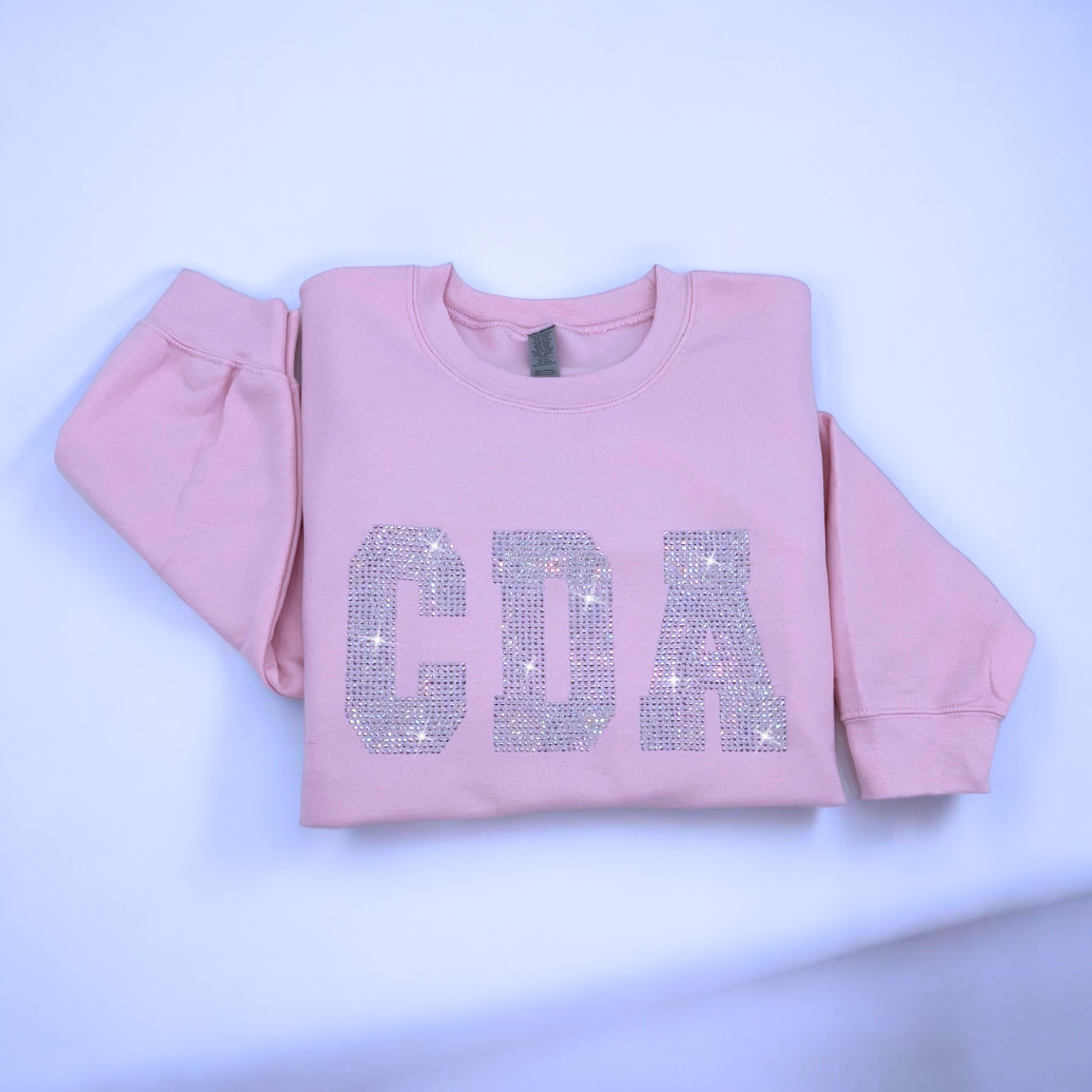 Bling CDA Crewneck Sweatshirt - Dental Crazed