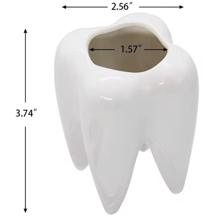 Tooth-Shaped Planter