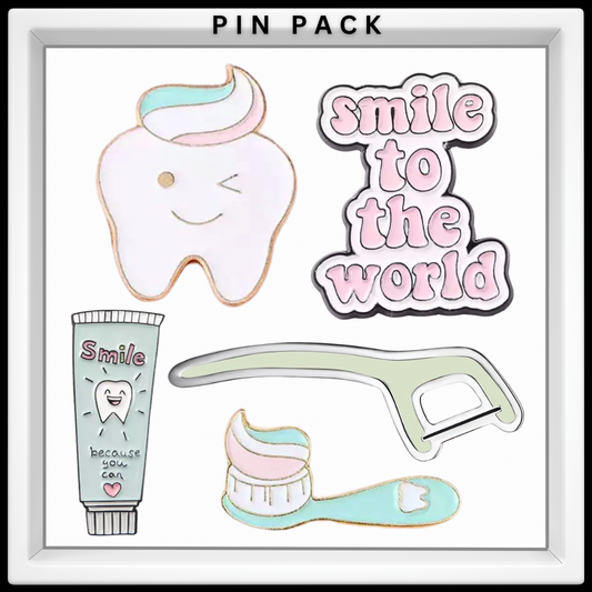 Enamel Pin Pack - Dental Crazed