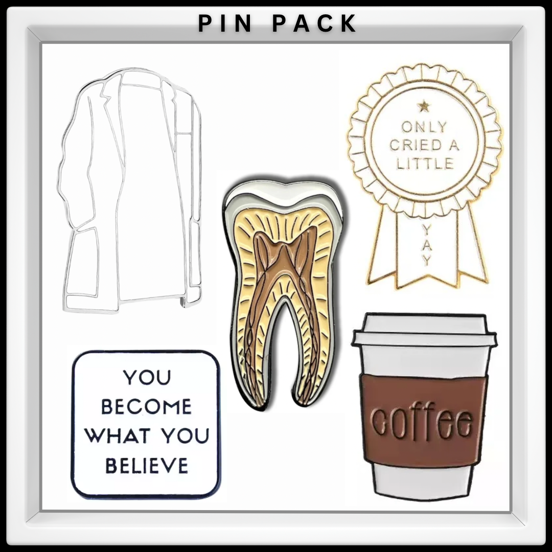 Enamel Pin Pack - Dental Crazed