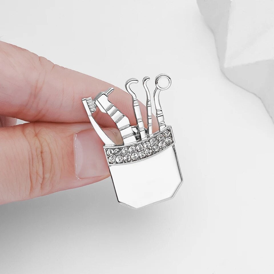 Personalizable Dental Lapel Pin - Dental Crazed