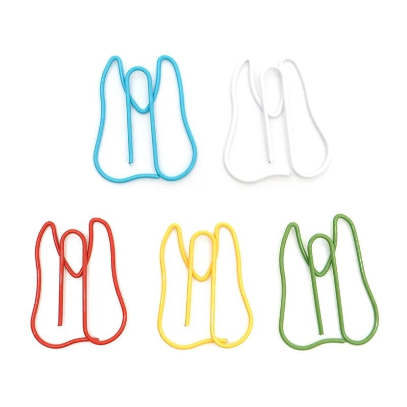 Tooth-Shaped Paper Clips